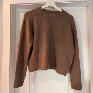 Zara Soft Brown Knit Sweater Size XL (but more like M)